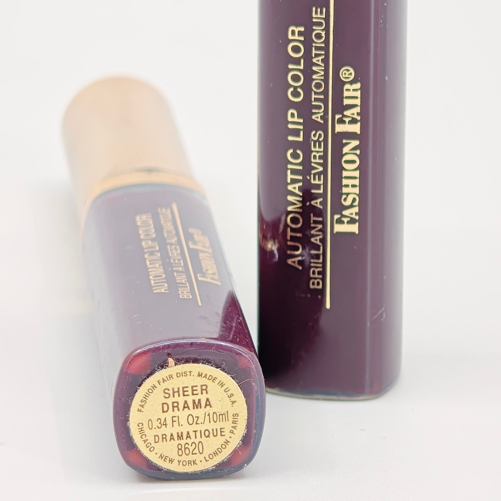 Fashion Fair Automatic Lip Color Sheer Drama 8620 Set of 2 Vintage Discontinued
